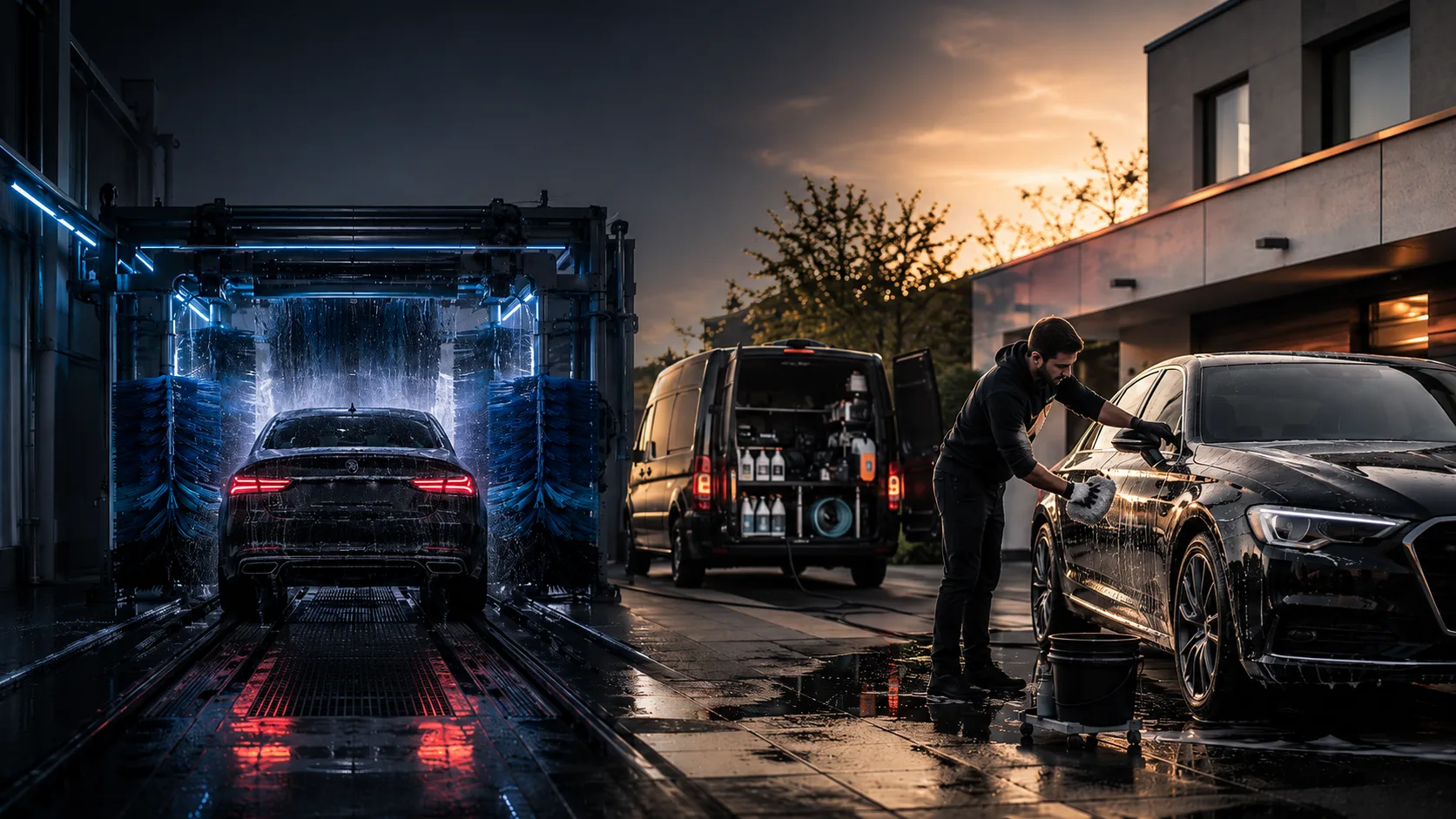 Waarom kiezen voor WASH4U in plaats van een klassieke of automatische carwash?